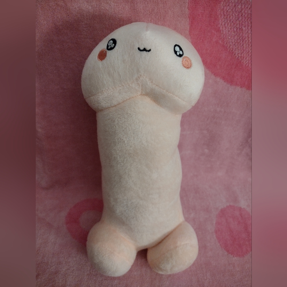 Penis Pal Plushie - Vanilla (Cheeky Smile)